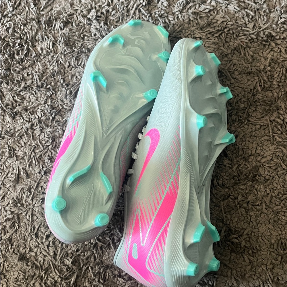 ⚽️ NIKE MEN'S ZOOM MERCURIAL VAPOR 16 ACADEMY FG/MG OCEAN CUBE/PINK BLAST - Picture 8 of 8